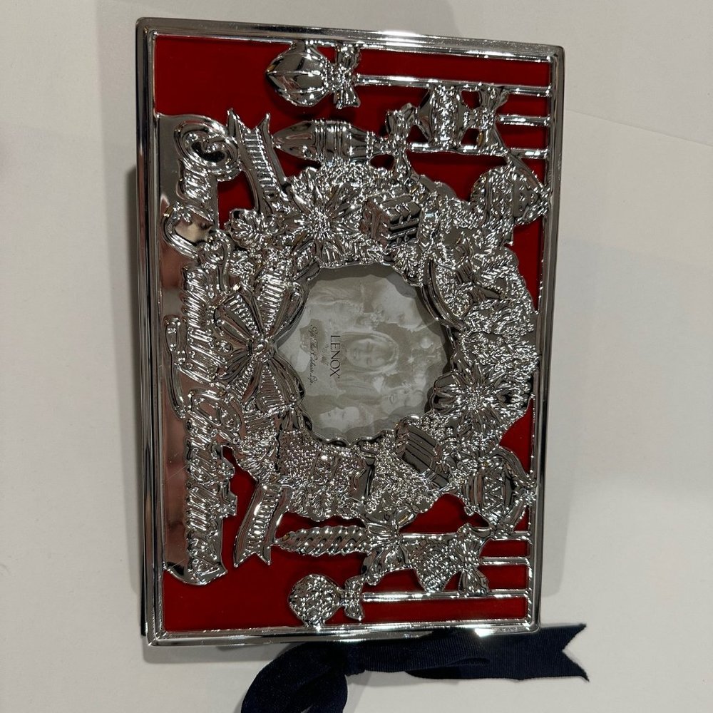 Lenox Christmas‎ Photo Album Silver Plated.